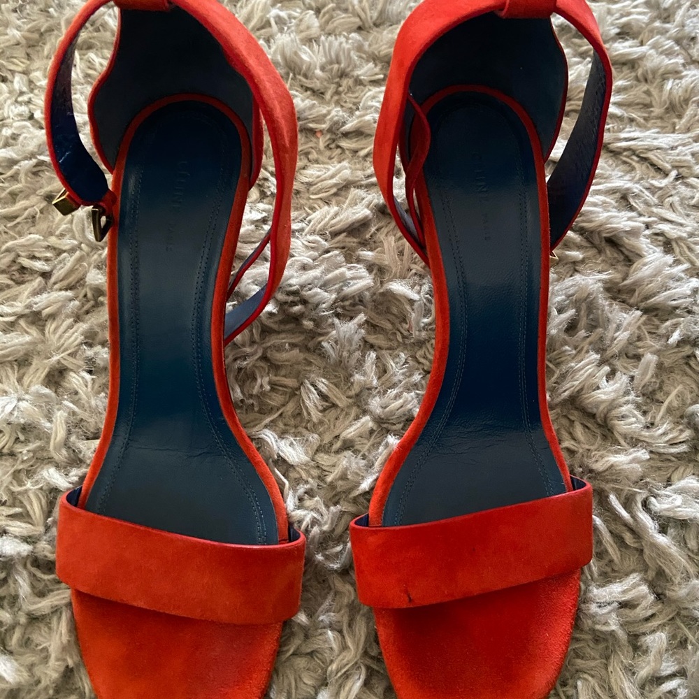 Celine red really Sandals